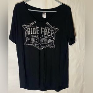 Harley Davidson ride free red deer Alberta Canada teachers size XL